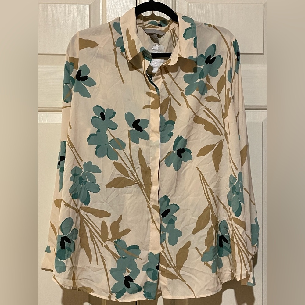 H&M button down blouse